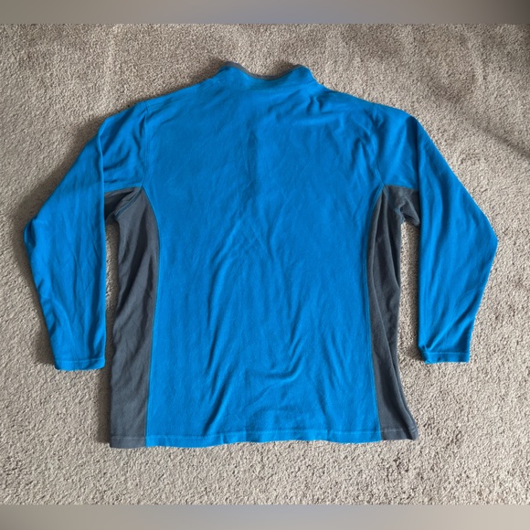 Columbia Womens XXL 1/4 Zip Fleece Pullover‎ Jacket Lightweight Gray Blue - Picture 6 of 6